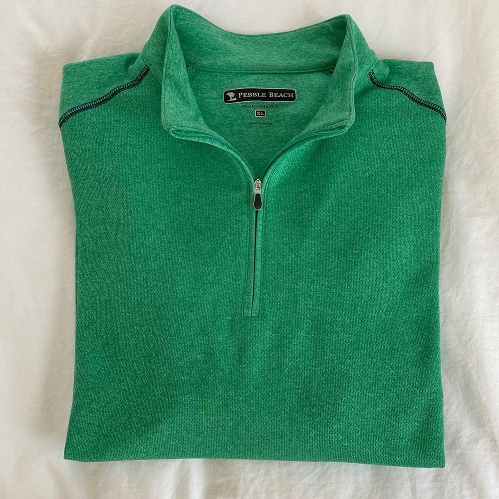 Pebble Beach Mens Zip Up - new no tags - XL